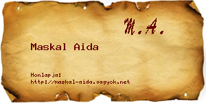 Maskal Aida névjegykártya